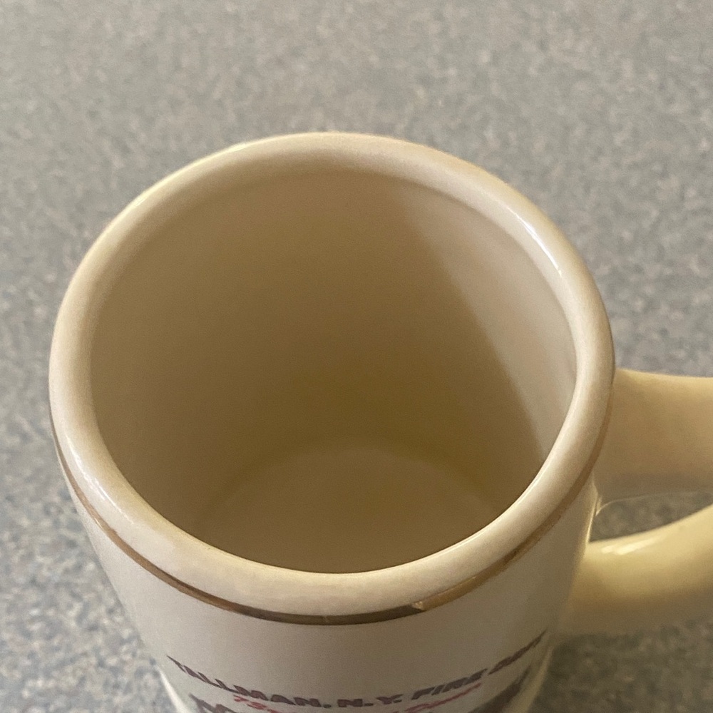 Tallman Fire Department Cream Stein Mug Collectible - Picture 4 of 6